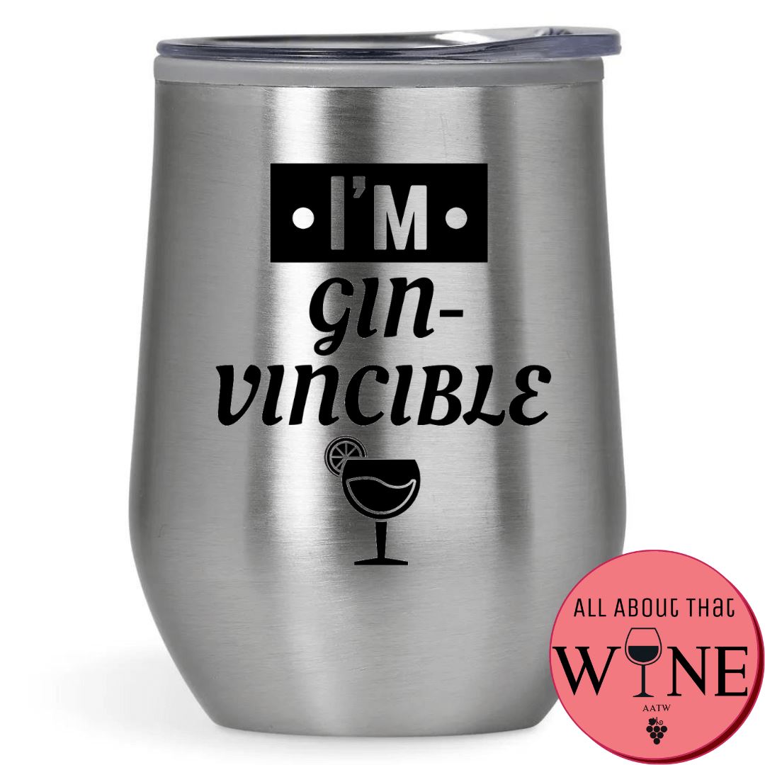 I'm GIN-VINCIBLE Double-Wall Tumbler