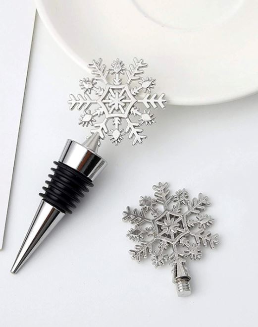 Snowflake Design Wine Stopper 