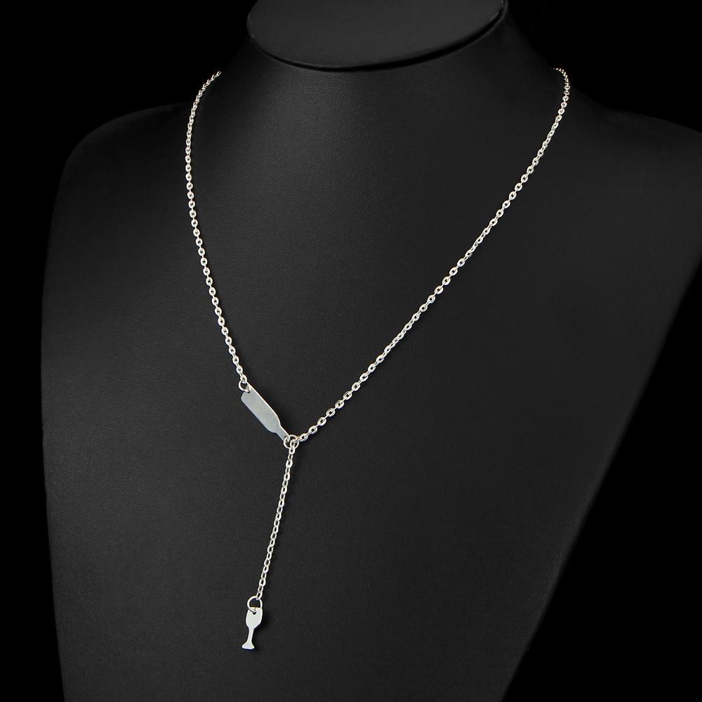 Stainless Steel Wine Necklace