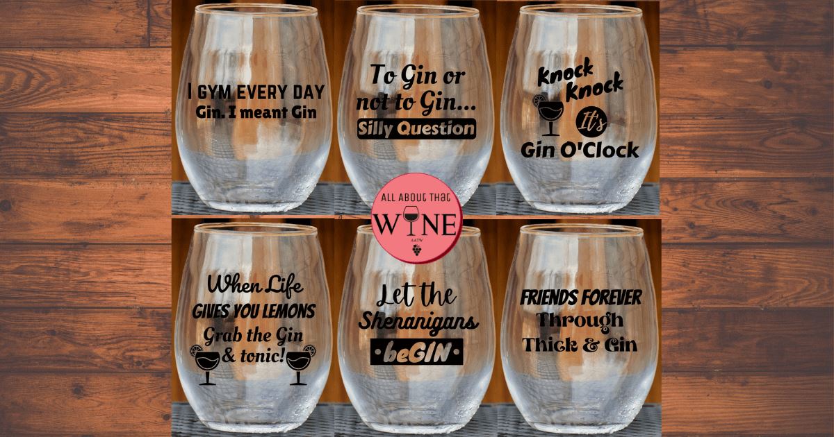 Stemless Glasses Set - Gin Lovers