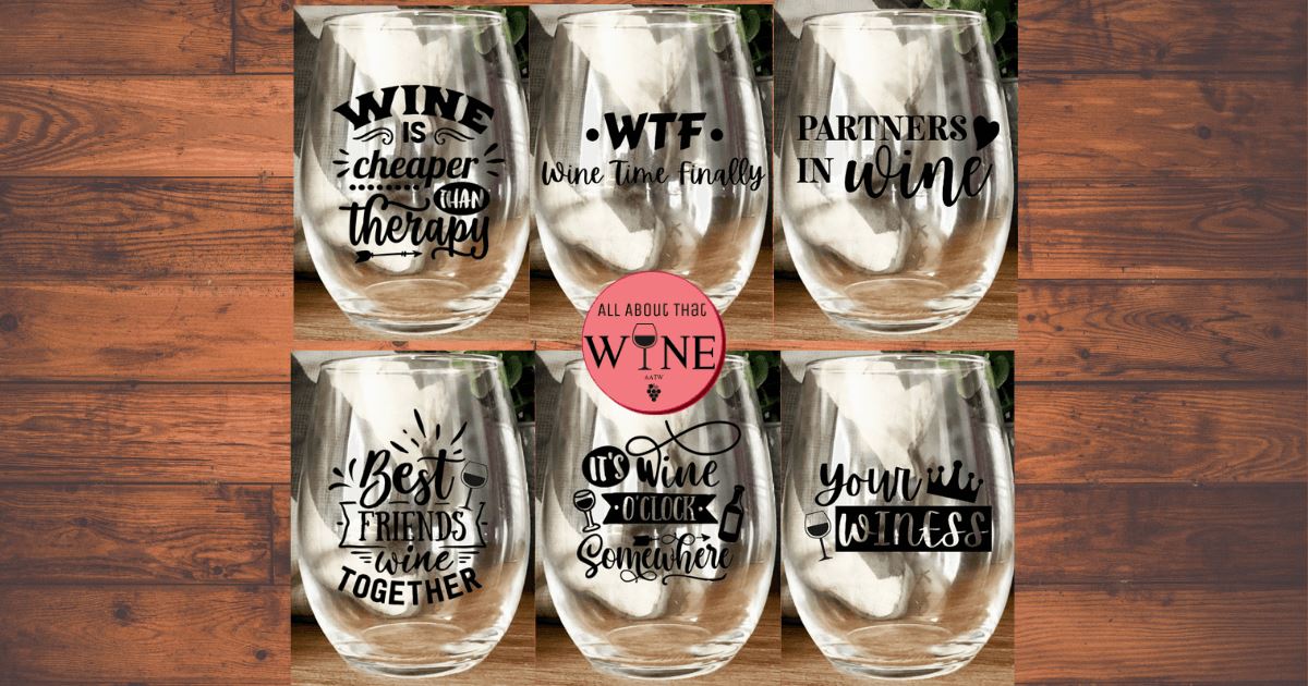 Stemless Glasses Set - Wine Lovers