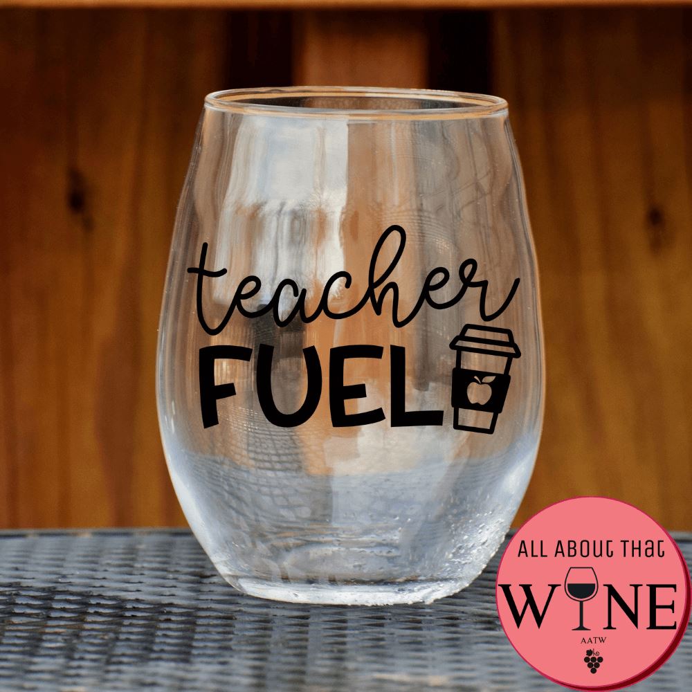 Teacher Fuel Stemless Glass Matt black