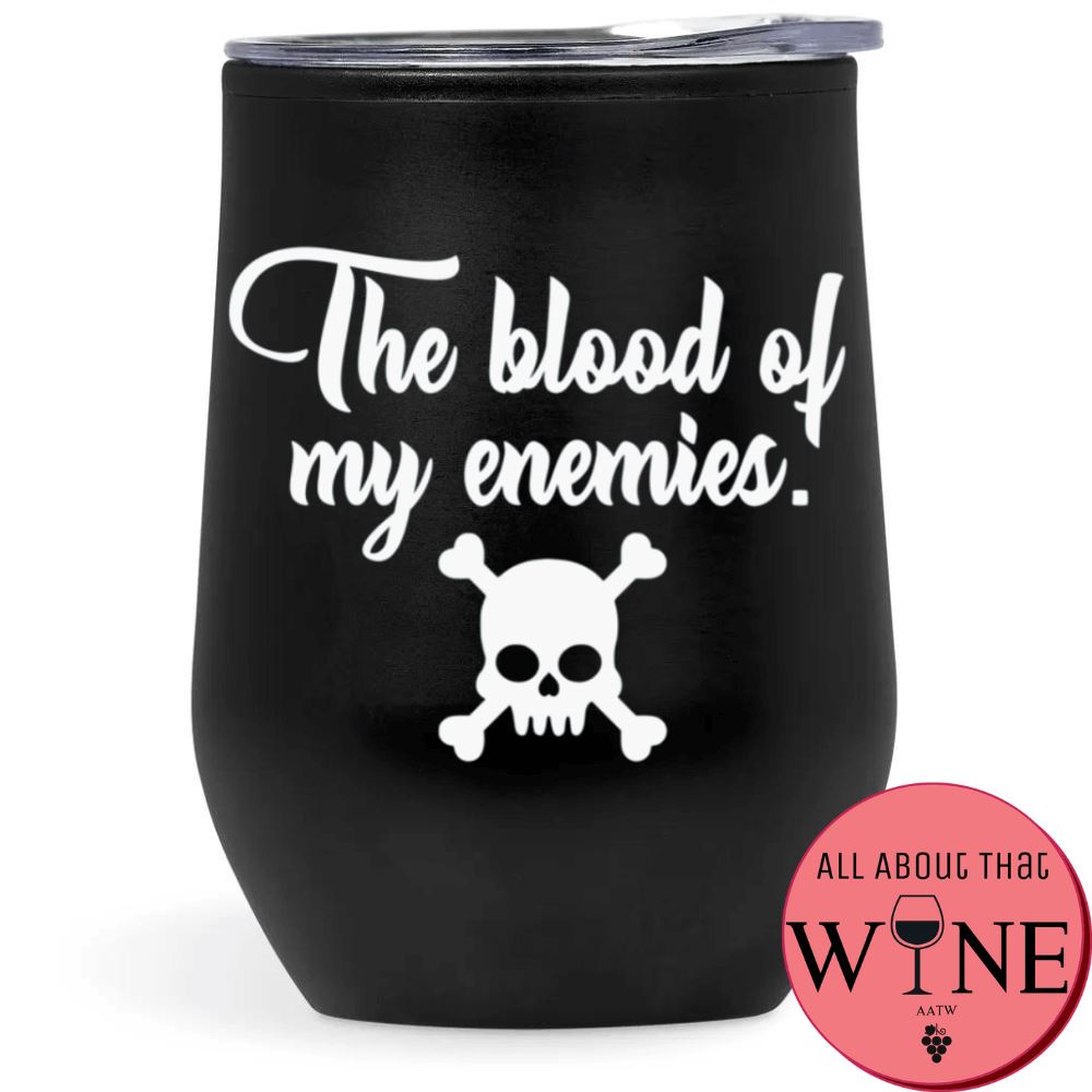 The blood of my enemies Double-Wall Tumbler Black Tumbler White