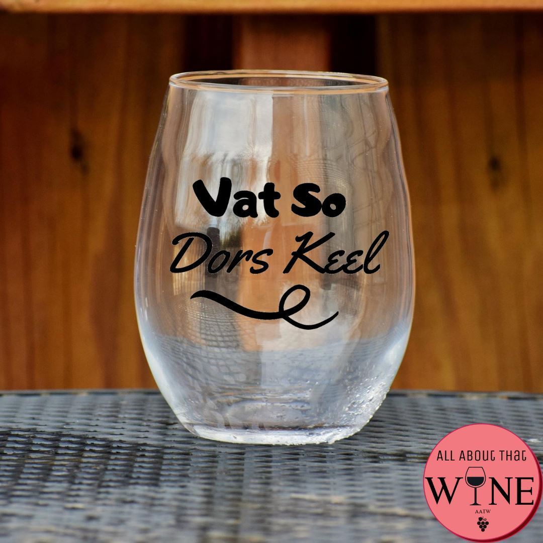 Vat So Dors Keel Stemless Glass Matt black