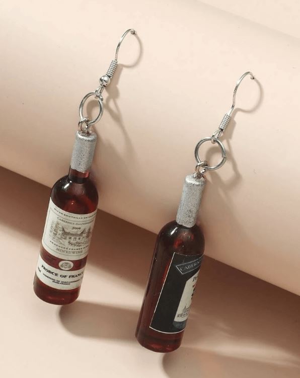 Wine Bottle Earrings 