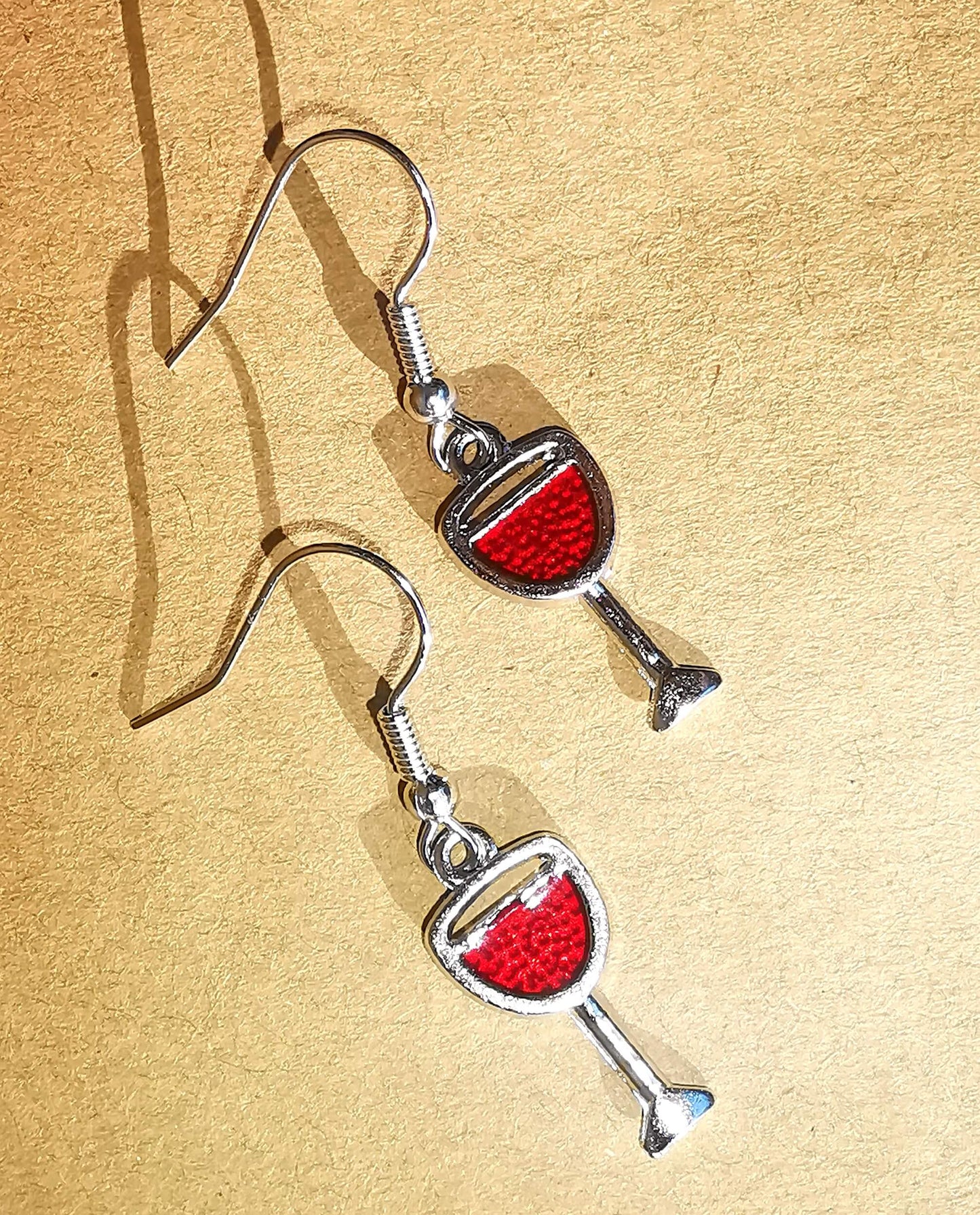 Wine Glass Earrings 