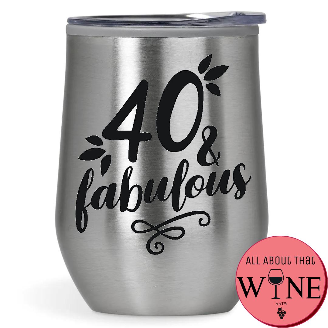 40 & Fabulous Double-Wall Tumbler 