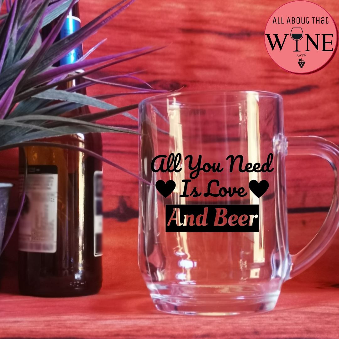All You Need Is Love And Beer Matt Black