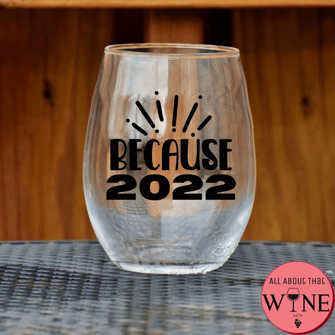 Because 2022 Stemless Glass Matt black 