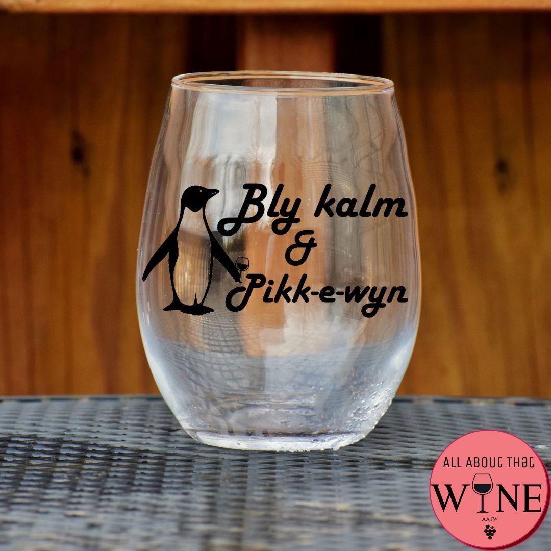 Bly Kalm & Pikk-e-Wyn Stemless Glass    Matt black