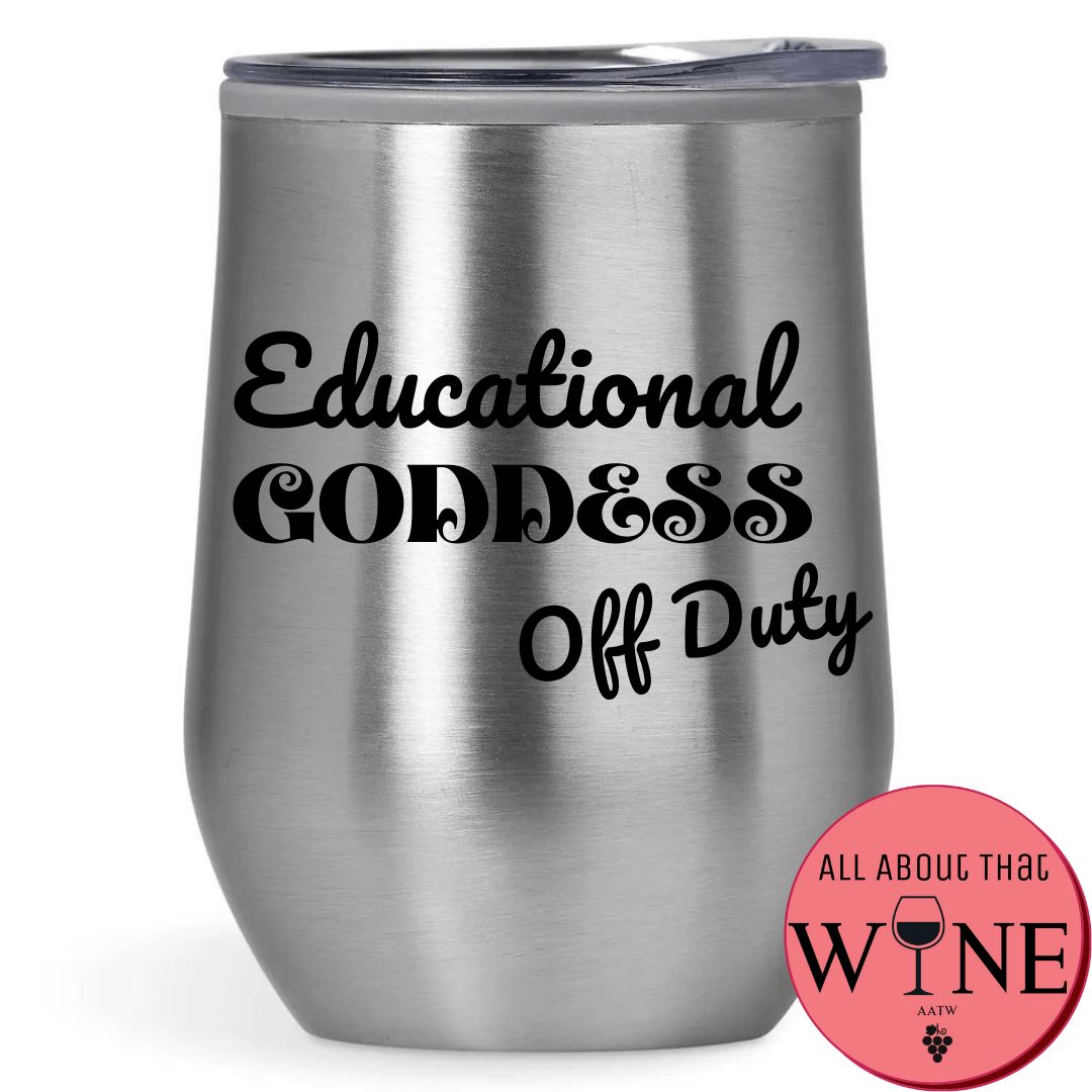 Educational Goddess Off Duty Double-Wall Tumbler 
