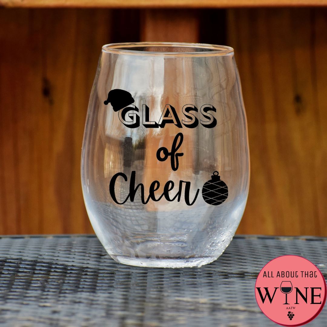Glass Of Cheer Stemless Glass    Matt Black
