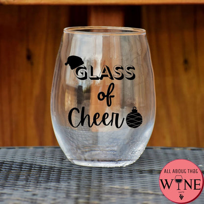 Glass Of Cheer Stemless Glass    Matt Black
