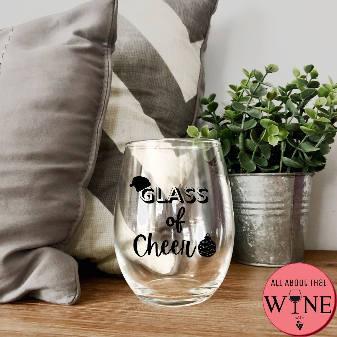 Glass Of Cheer Stemless Glass Iridescent Rainbow 