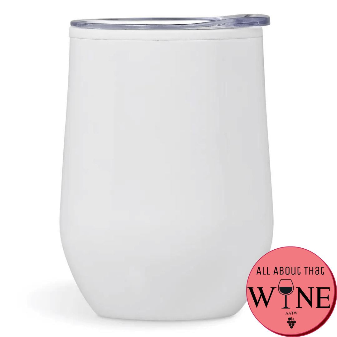 I'm Dreaming Of A Wine Christmas Stemless Glass    - White '-Please Select Vinyl Color-