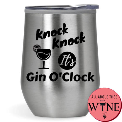 Knock Knock It's Gin O'Clock Double-Wall Tumbler 