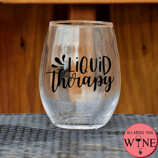 Liquid Therapy Stemless Glass Matt black 