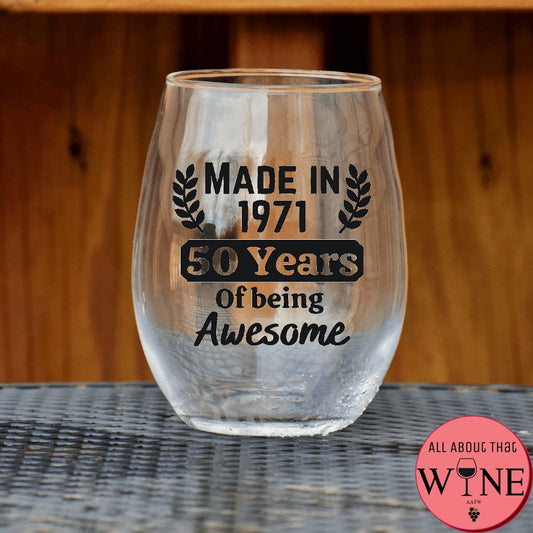 Made In {Year} {Age} Years Of Being Awesome Matt Black 