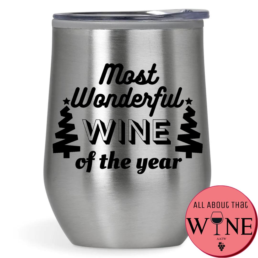 Most Wonderful Wine Of The Year Double-Wall Tumbler 