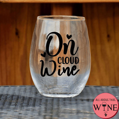 On Cloud Wine Stemless Glass    Matt Black