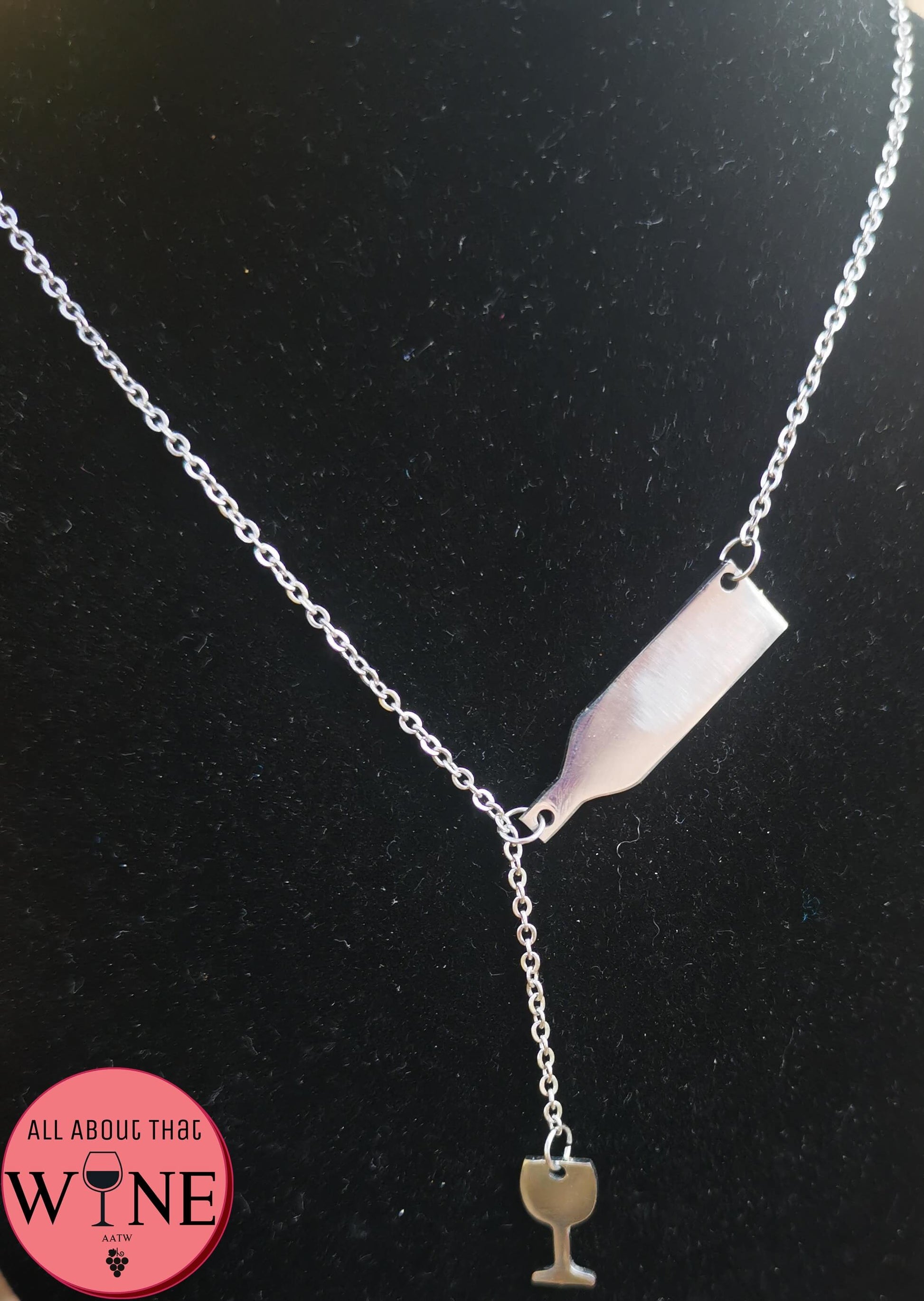 Stainless Steel Wine Necklace 