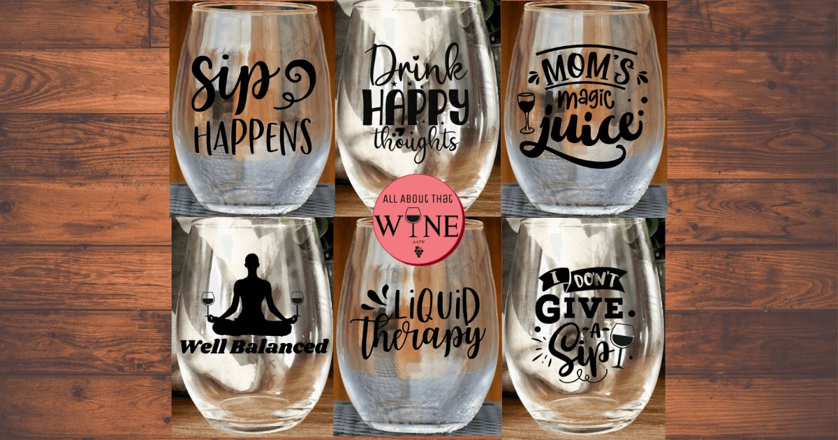 Stemless Glasses Set - Alcohol Humour 