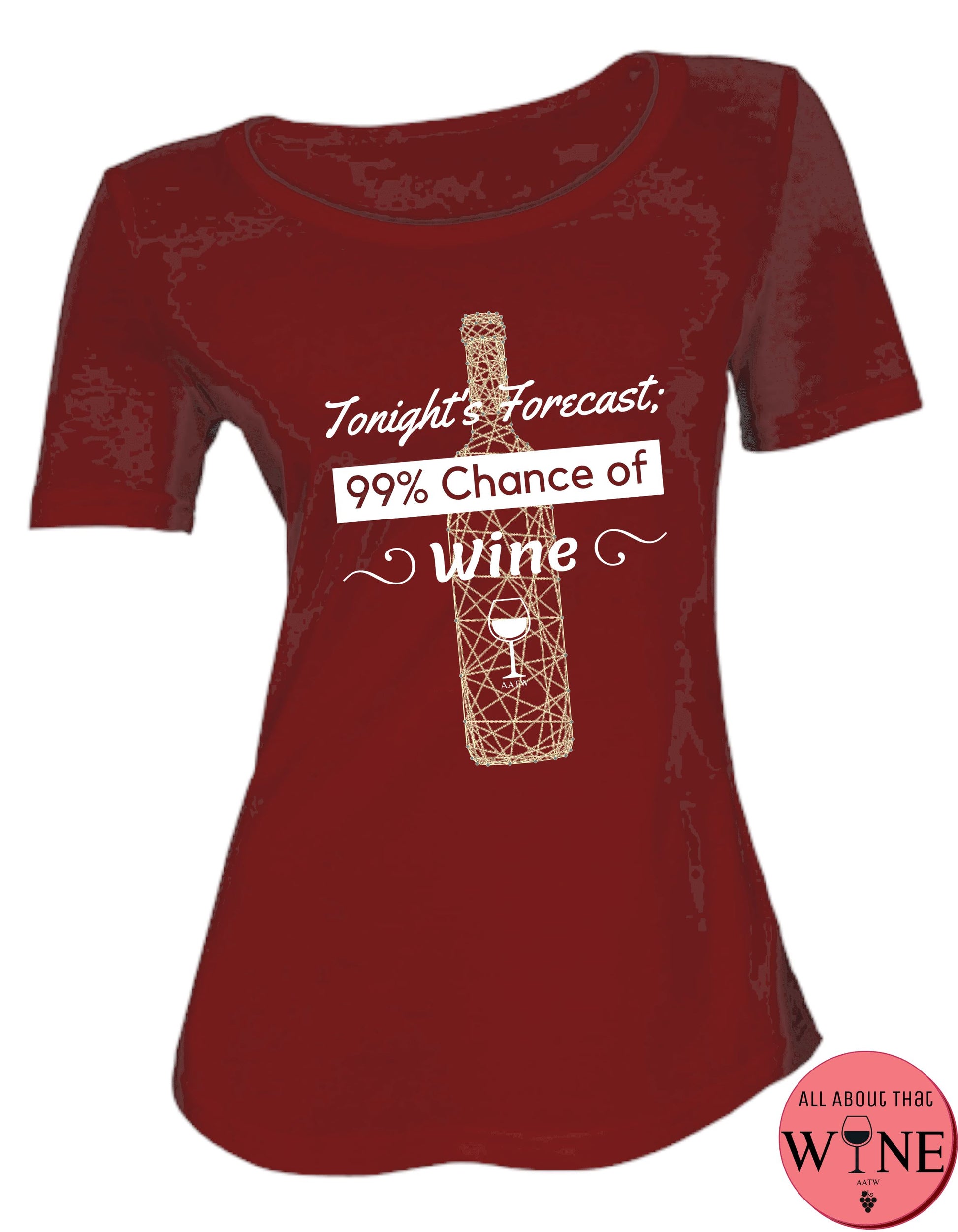Tonight's Forecast S Deep red with white