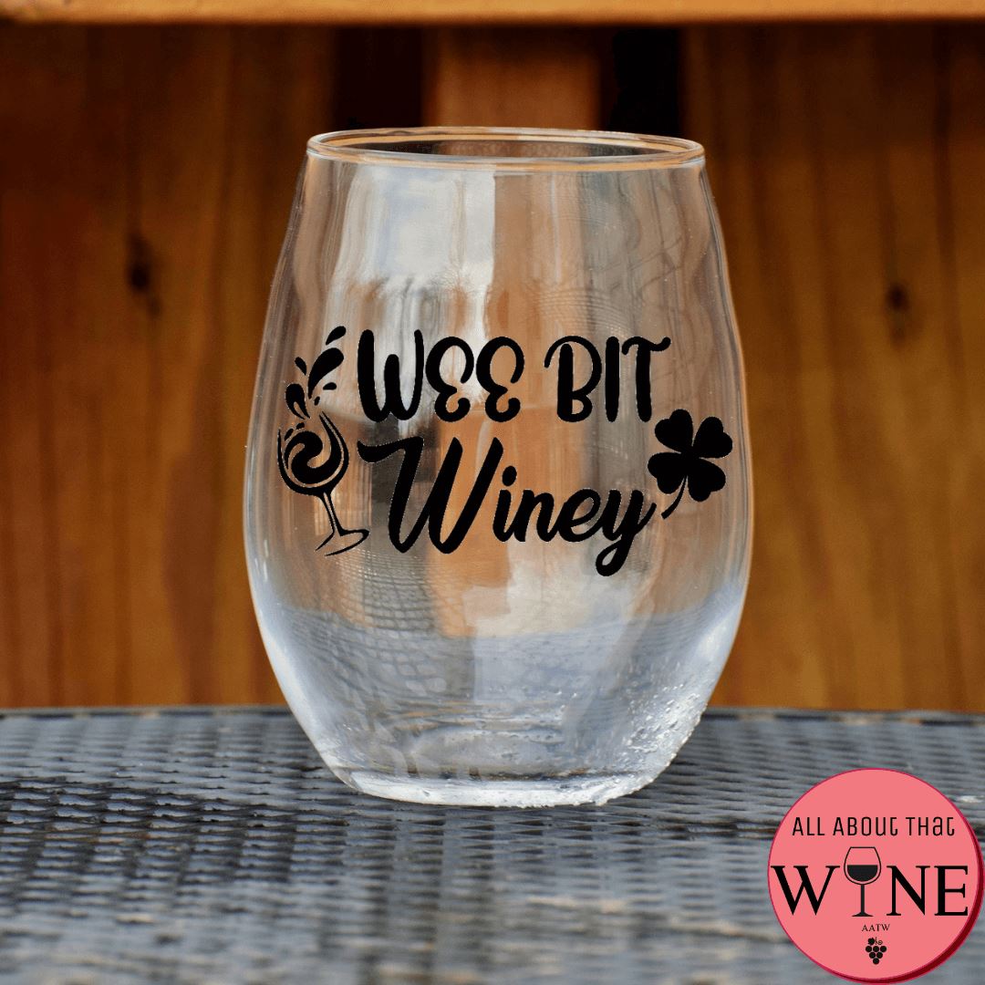 Wee Bit Winey Stemless Glass 