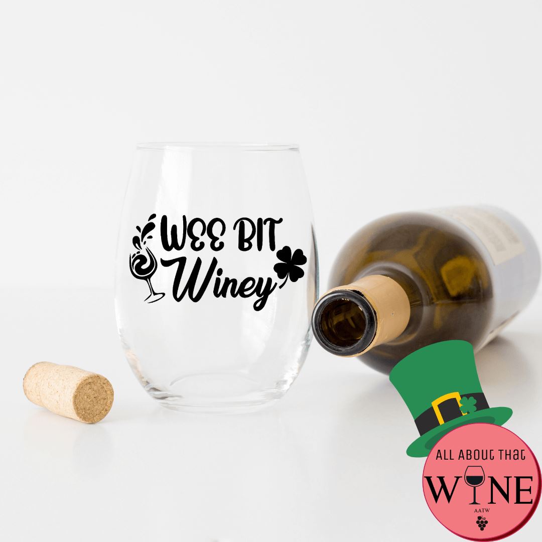 Wee Bit Winey Stemless Glass Matt Black 