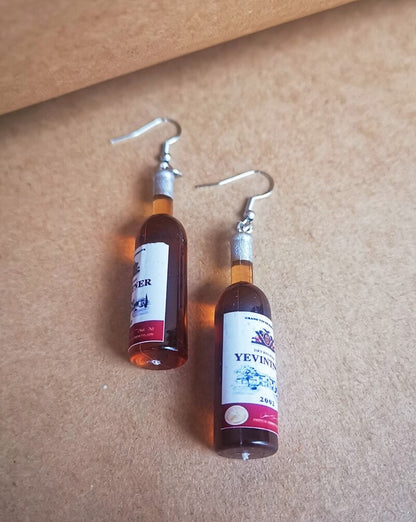 Wine Bottle Earrings 