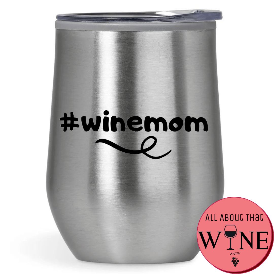 #winemom Double-Wall Tumbler 
