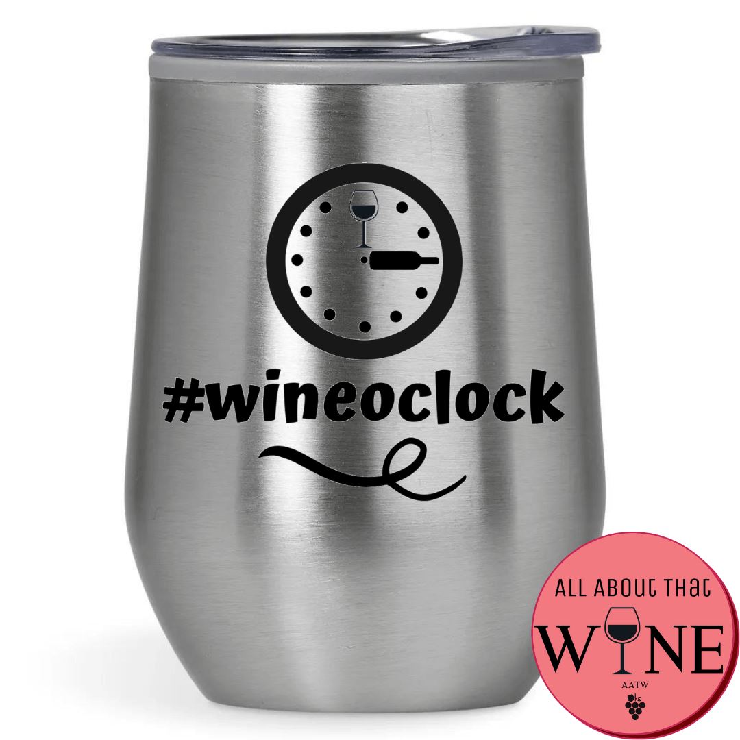 #wineoclock Double-Wall Tumbler 
