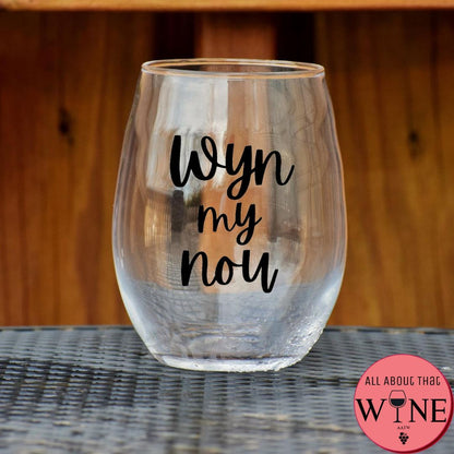 Wyn My Nou Stemless Glass    Matt black